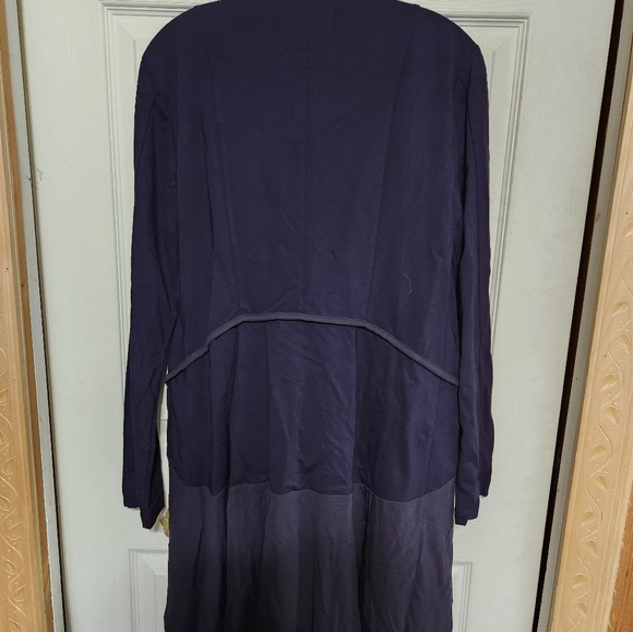 Nic + Zoe Navy Blue Open Front Cardigan - Picture 10 of 11